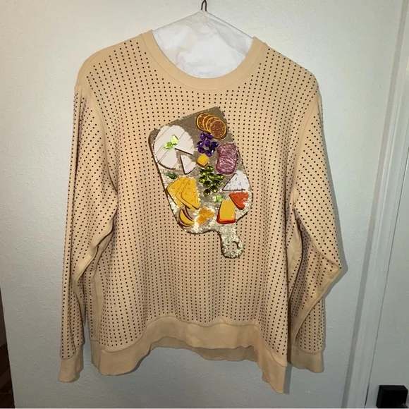 Queen of Sparkles Charcuterie Board Sweatshirt. - Picture 2 of 6